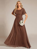 Women's Chiffon Formal Mother of the Bride Dress | Long Gown