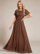 Women's Chiffon Formal Mother of the Bride Dress | Long Gown