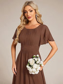 Women's Chiffon Formal Mother of the Bride Dress | Long Gown